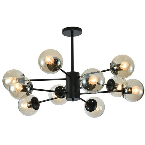 Forma visilica 10xE27 FK7008-10L crna Cene