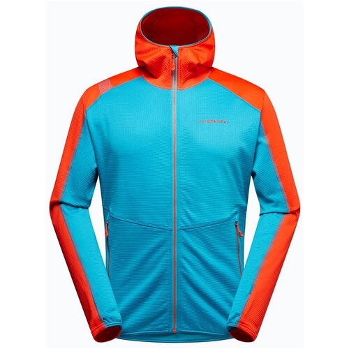 La Sportiva Flis Upendo Hoody M L67 614322 Tropic Blue/Cherry Tomato Večbarvna Cene