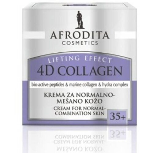 Afrodita Cosmetics 4D collagen krema za norm.-masnu kožu 50ml Slike
