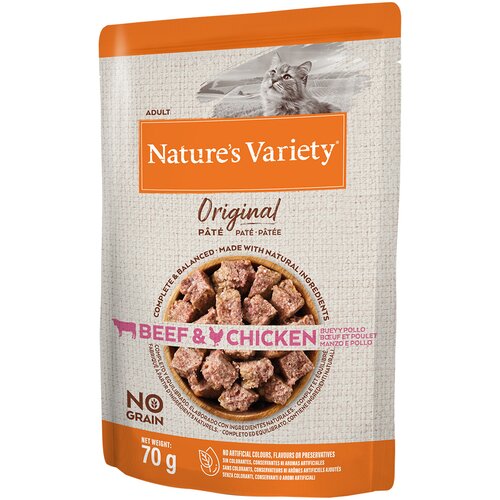 Nature's Variety Original Paté No Grain 12 x 70 g - Govedina in piščanec Cene