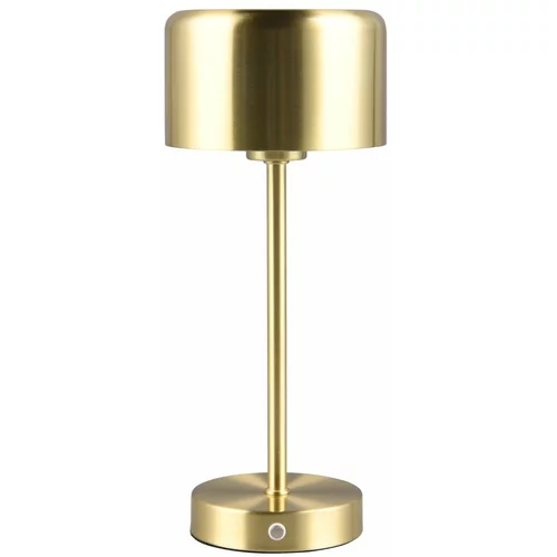 Tri O LED stolna lampa s mogućnosti zatamnjivanja u zlatnoj boji (visina 30 cm) Jeff –