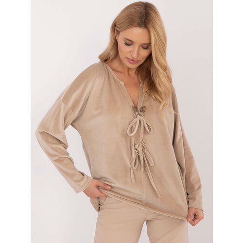 Italy Moda Blouse-DHJ-BZ-19916.03P-beige Cene