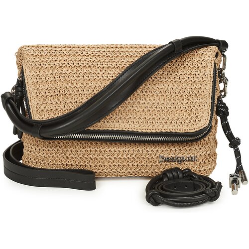 Desigual HALF LOGO RAFFIA VENECIA 3.0 Bež Slike