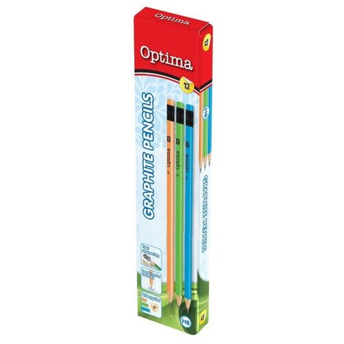 Centrum Grafitni svinčnik Optima HB z radirko Cene