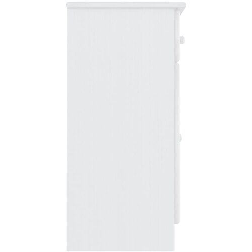  Komoda ALTA bijela 77 x 35 x 73 cm od masivne borovine Slike