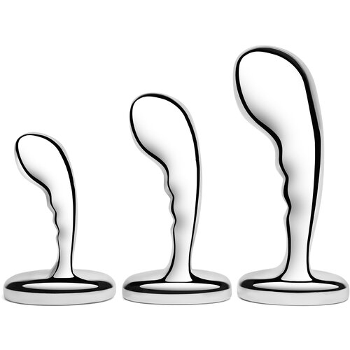 b-Vibe Stainless Steel P Spot Training Set Silver Cene
