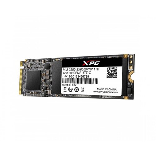 Adata 1TB M.2 PCIe Gen 3 x4 NVMe ASX6000PNP-1TT-C ssd Slike