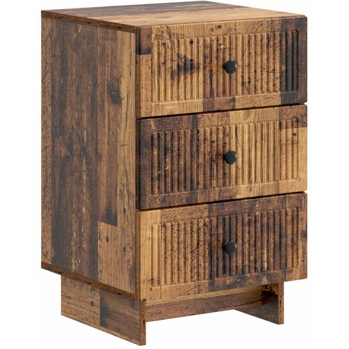 vidaXL Noćni ormar Staro drvo 43 x 41 x 66 5 cm Konstruirano drvo - Staro drvo Cene