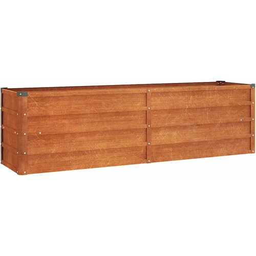  Povi&amp;scaron;ena vrtna gredica boja hrđe 160 x 40 x 45 cm čelik COR-TEN Slike