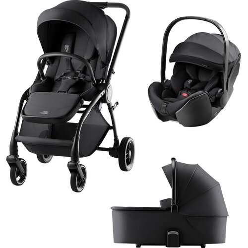 Britax Romer kolica 3u1 RIO Style carbon black 2000041621, 2000041611, 2000040837 Slike