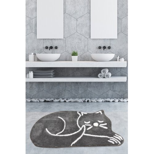 Conceptum Hypnose tepih za kupatilo 70x120cm siva Cene