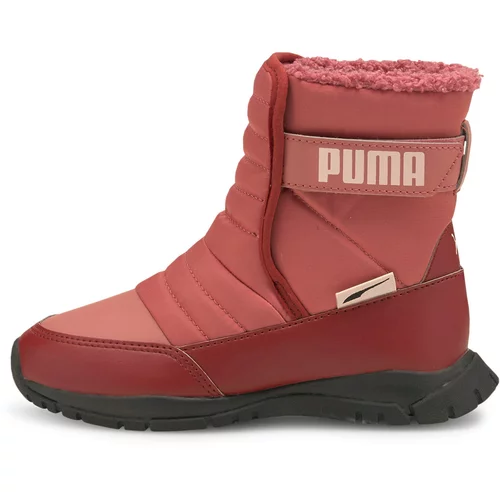 Puma Čizme za snijeg 'Nieve' svijetloroza / karmin crvena / crna / bijela
