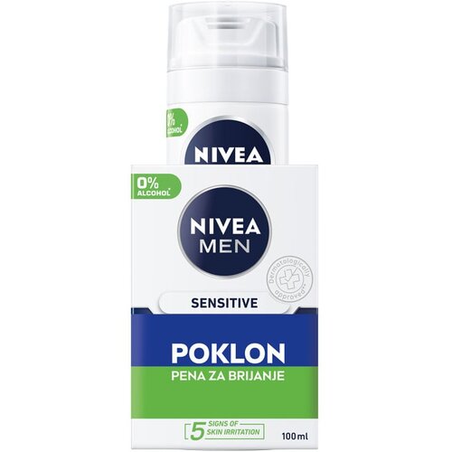 Nivea Men After Shave + pena za brijanje sensitive GRATIS ,100+200ml Cene