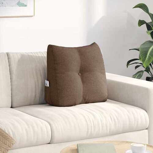 vidaXL Poglavni vzglavnik Rjava 45 x 24 x 50 cm blago Cene