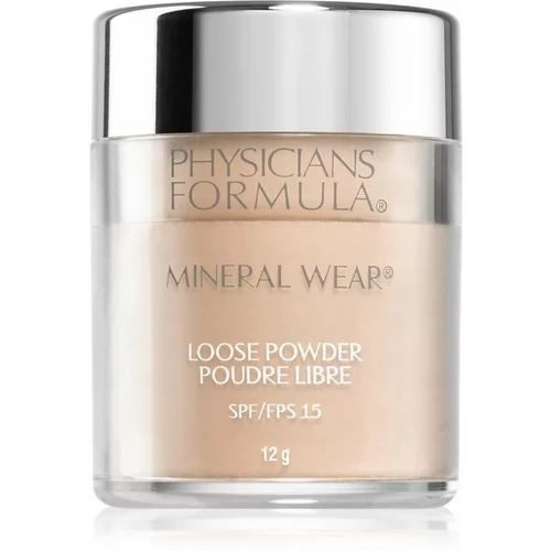 Physicians Formula Mineral Wear® mineralni pudrasti make-up v prahu SPF 15 odtenek Translucent Light 12 g