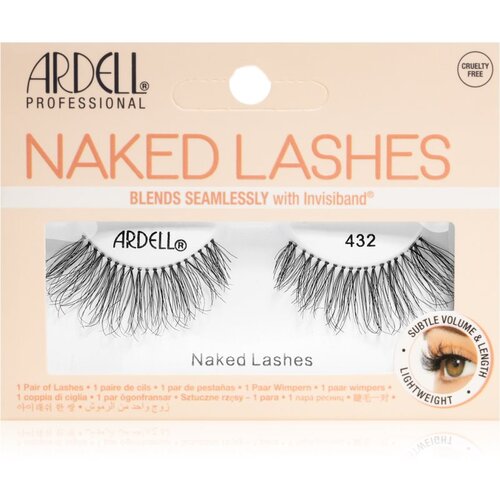 Ardell Naked Lashes 432 umetne trepalnice za naravni izgled 1 ks odtenek Black Cene