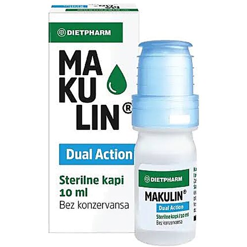Dietpharm Makulin Dual Action kapi za oči, 10 ml Slike