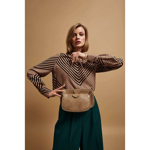 Marisse Dark Beige Shoulder Bag Cene
