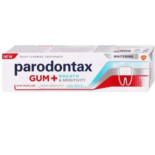 Paradontax Gum And Sens Whitening pasta za izbjeljivanje za zube 75 ml Cijene