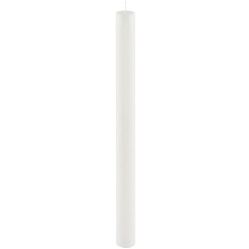 Ego Dekor Bela dolga sveča Cylinder Pure, čas gorenja 53 h Cene