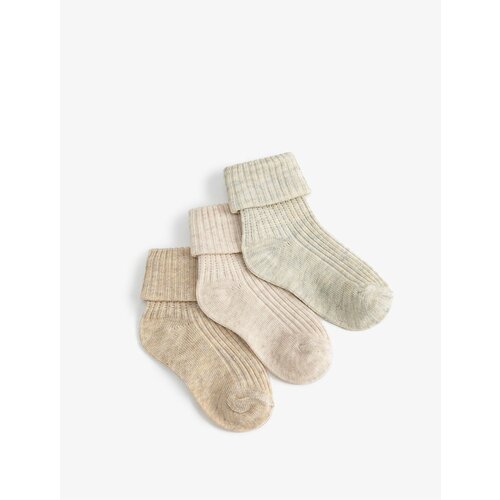 Koton 3-Set Colored Socks Cotton Slike