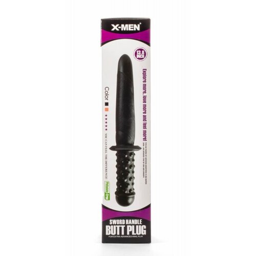 X-Men 13.inch Sword Handle Butt Plug Black II XMEN000187 Cene