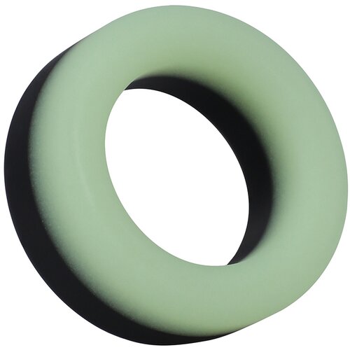 Doc Johnson Rock Solid The Big O Cockring Glow Green-Black Cene