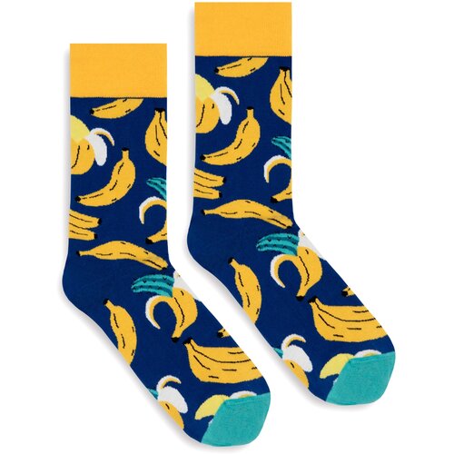 Banana Socks Unisex čarape Classic Go Bananas Blue | siva | narandžasta Slike
