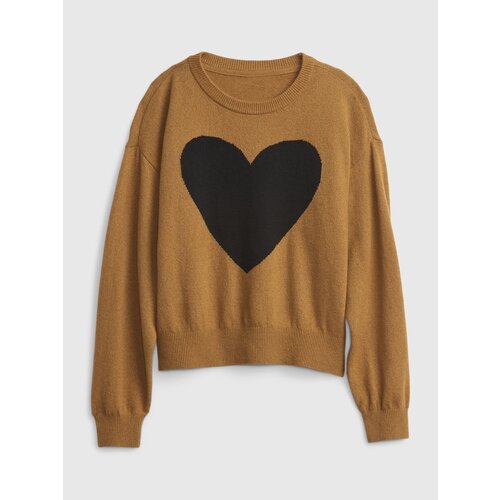 GAP Children's sweater with heart - Girls Cijene