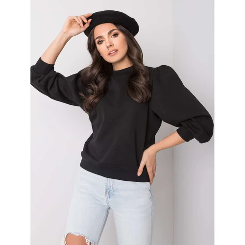 Fashion Hunters YOU DON'T KNOW ME Black cotton sweatshirt