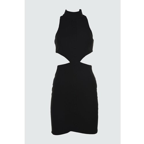 Trendyol Crna haljina sa detaljima crni | bela Slike