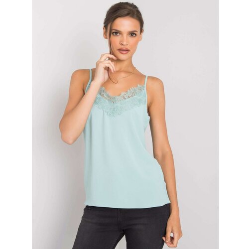 Fashion Hunters Ladies' mint top with straps Slike