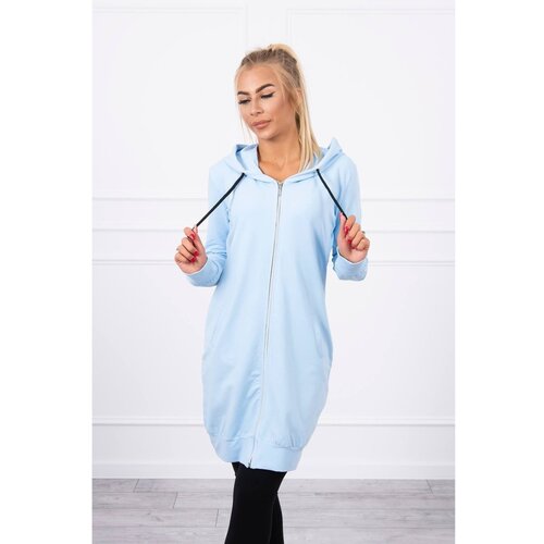 Kesi Hooded dress with a hood azure Slike