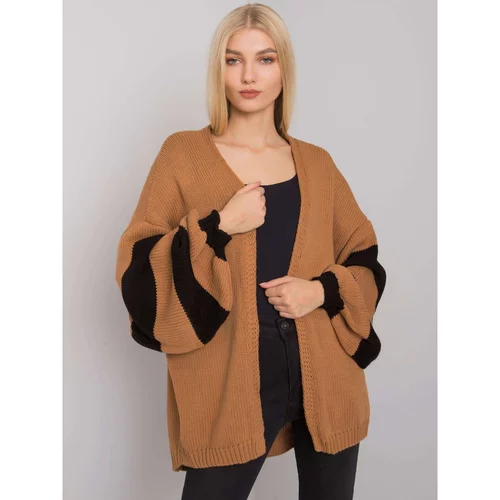 Fashion Hunters Camel and black women's sweater