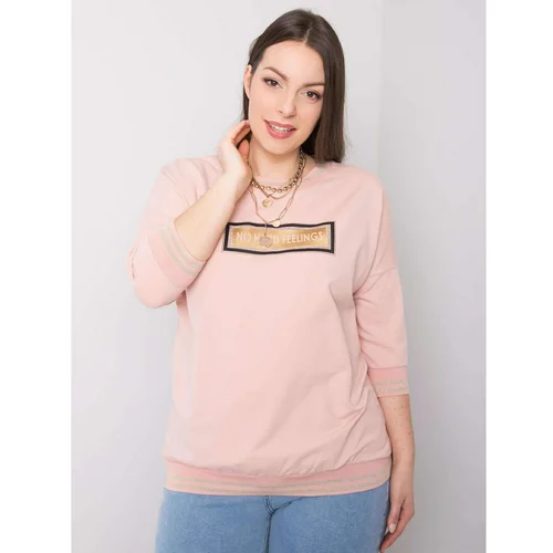 Fashion Hunters Muted pink cotton and a large sweatshirt