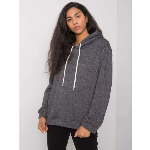 Fashion Hunters Women's dark gray hoodie