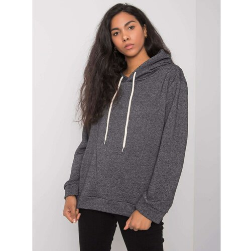 Fashion Hunters Women's dark gray hoodie Slike