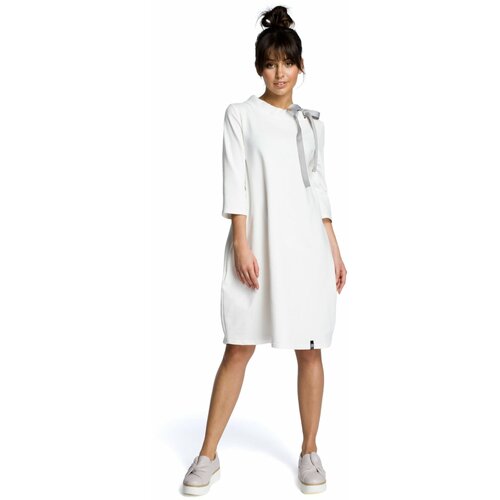 BeWear Ženska haljina B070 bijela siva | smeđa Cene