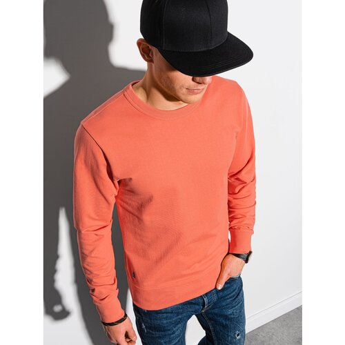 Ombre Clothing Men's sweatshirt B1153 crna | crvena Slike