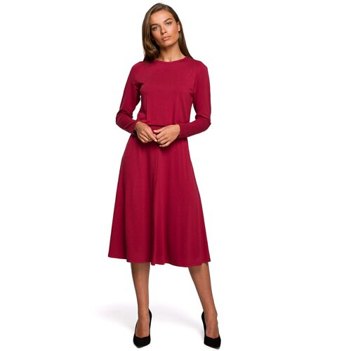 Stylove Ženska haljina S234 tamnocrvena Cene