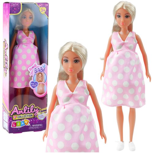  Trudna lutka za igru Anlily u ružičastoj haljini s bijelim točkama Cijene