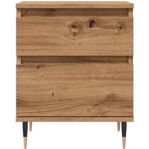 VidaXL Noćni ormarići 2 kom Artisan hrast 40x35x50 cm izrađeno drvo Slike