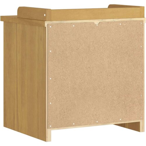  Klupa za predsoblje SANDNES 45x40x50 cm od masivne borovine Smeđa Slike