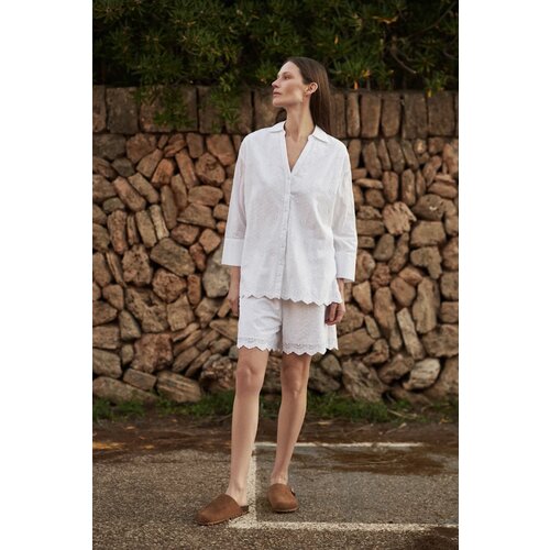 Marisse Women's Shirt L-Ko-4340 White Cene