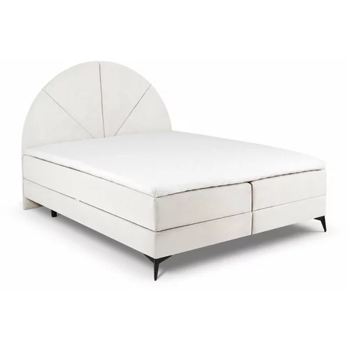Cosmopolitan Design Bež boxspring krevet s prostorom za pohranu 180x200 cm Sunset -