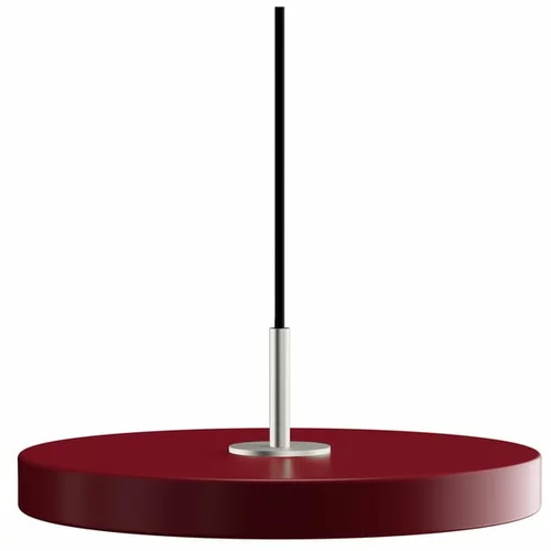 UMAGE Rdeča LED viseča svetilka s kovinskim senčnikom ø 31 cm Asteria Mini –