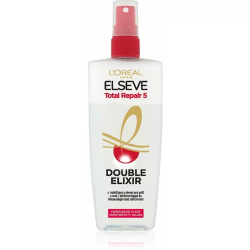 L´Oréal Paris elseve Total Repair 5 Double Elixir balzam za poškodovane in zelo suhe lase 200 ml za ženske