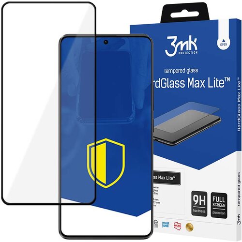 3mk HARDGLASS MAX SOLID KALJENO STEKLO ZA POCO X6 PRO 5G - ZA&amp;Scaron;ČITA ZASLONA, (21975182) Slike