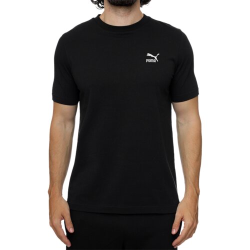 Puma Mu&amp;scaron;ka majica Classics Small Logo Tee, Crna Slike