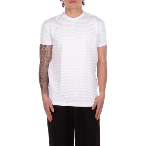 Dsquared Majice s kratkimi rokavi D9M206200 Bela Cene